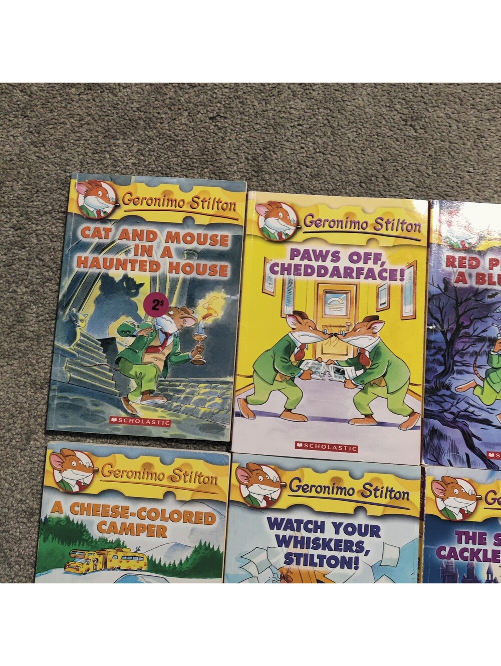 Lot of 20 Geronimo Stilton Paperback Books Scholastic Chapter Book Bundle - Picture 2 of 16